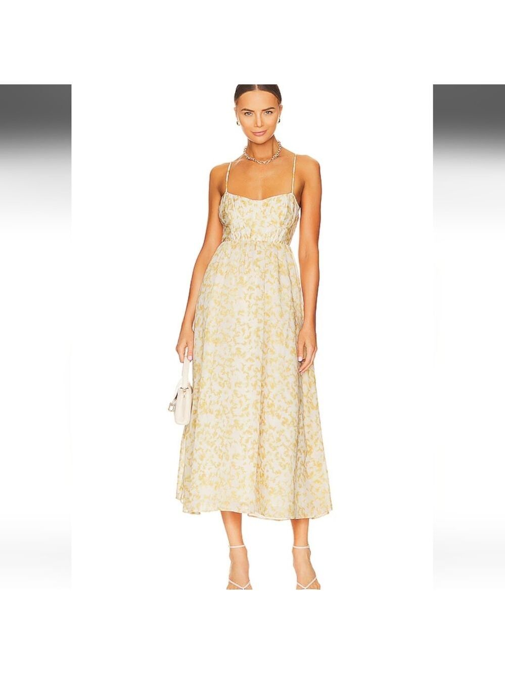 NWT Bardot Milika Midi Dress in Abstract, Size M